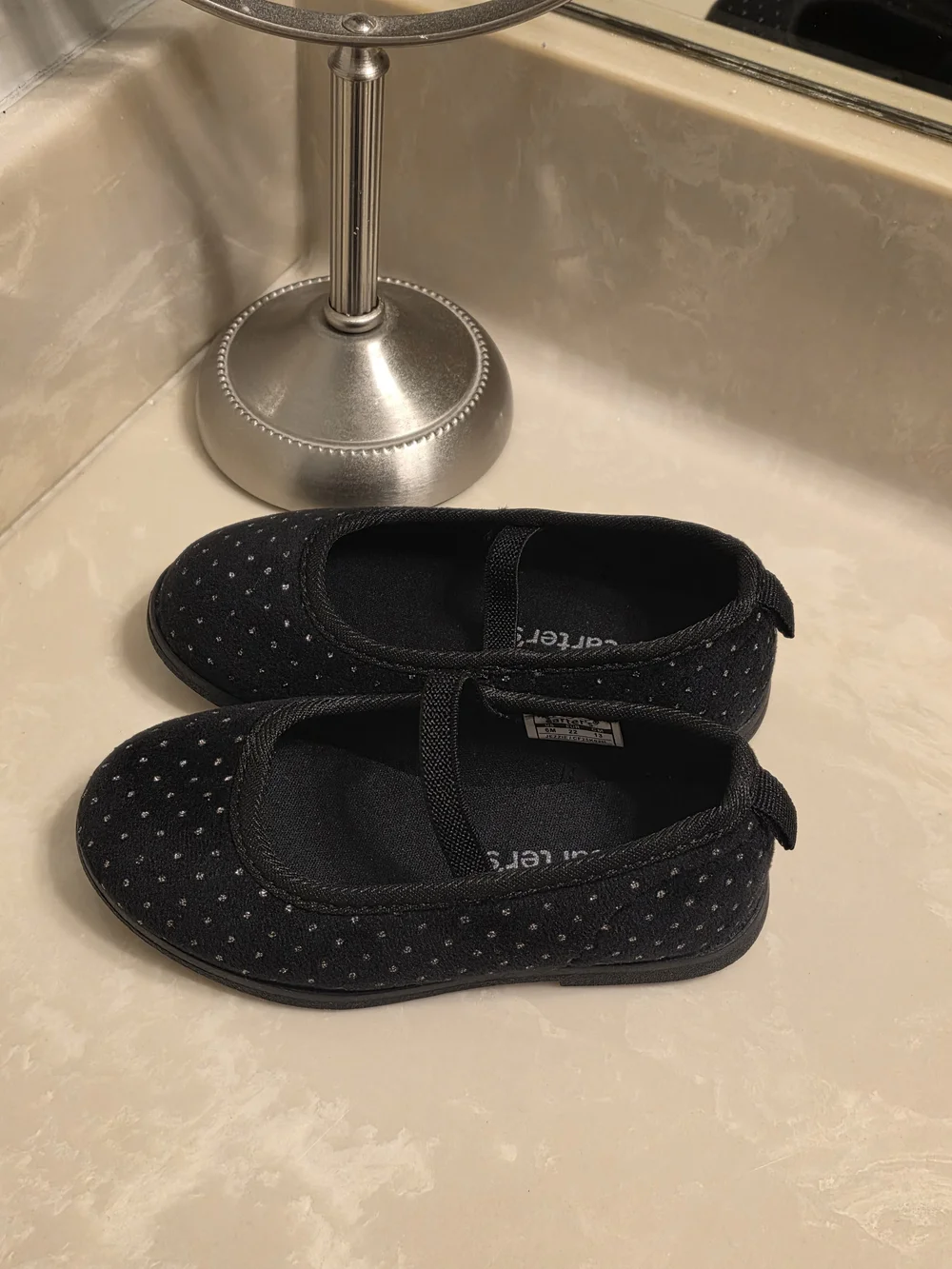 Carter's Black Girls' Sparkle Mary Jane Flats